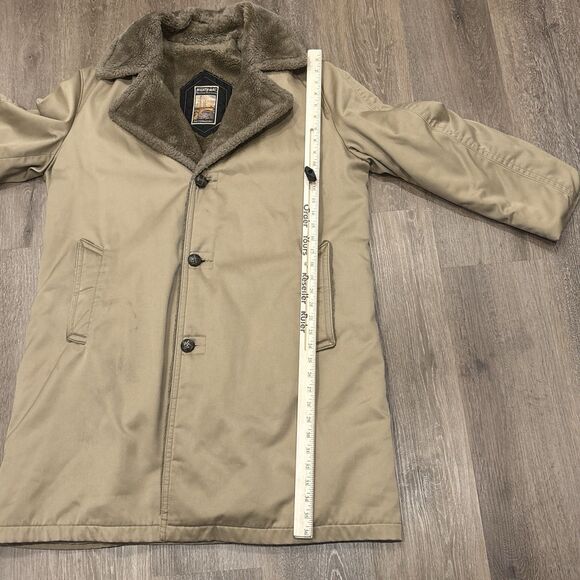 Vintage Mighty Mac Jacket Mens XL Gloucester Sherpa Lined Workwear Coat READ - Picture 5 of 14